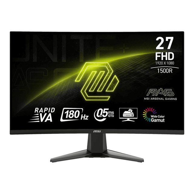 MSI MAG 27C6F computermonitor 68,6 cm (27") 1920 x 1080 pixels Full HD LCD zwart