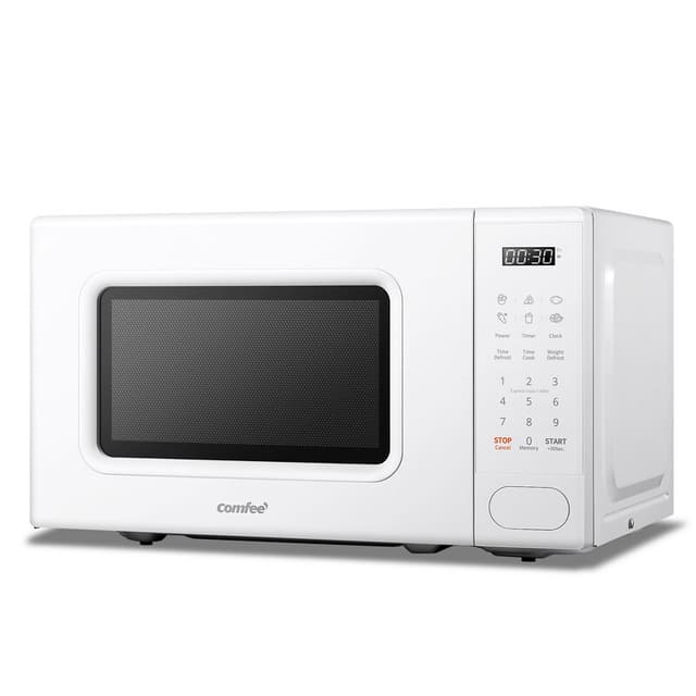 Comfee' 700 W 20 liter digitale magnetron met 6 kookprogramma's, Express Cook, 11 vermogensniveaus, ontdooifunctie en geheugenfunctie - Wit - CM-E202CC(WH)