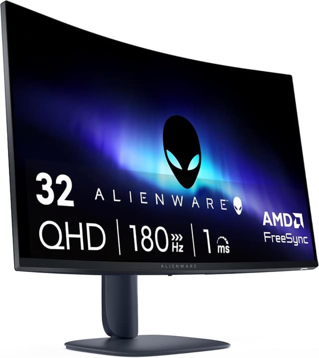 Alienware AW3225DM computermonitor 80 cm (31,5 ") 2560 x 1440 pixels Wide Quad HD LCD blauw