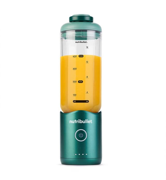 Nutribullet Flex 590 ml draagbare blender - groen - opvouwbaar ontwerp - capaciteit 590 ml - oplaadbare batterij - USB-C-opladen - voor onderweg mixen