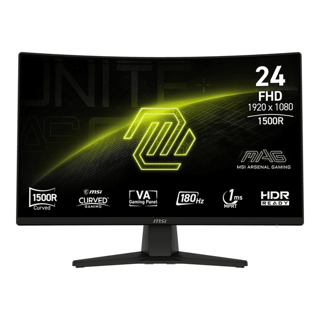 MSI MAG 242C computermonitor 59,9 cm 1920 x 1080 pixels full HD LCD zwart