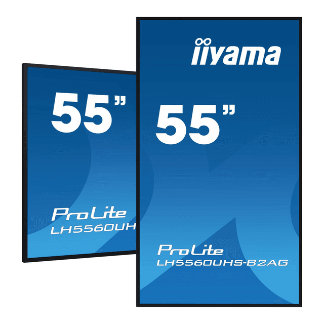 iiyama LH5560UHS-B2AG digitaal signage scherm, 138,7 cm (54.6") LED Wi-Fi 500 cd/m² 4K Ultra HD zwart, ingebouwde Android 11-processor, 24/7