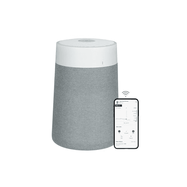 BLUEAIR Blue Pure 511i Max Luchtreiniger Slim Stil HEPASilent-technologie 43 m² Dekking Grijs Stof Allergenen Rook Schimmel Huisdierhaar Verwijdering