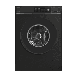 SHARP Wasmachine - 7 kg, 1400 rpm, Energieklasse A, Invertermotor, Zwart, ESNFB714BBNACB