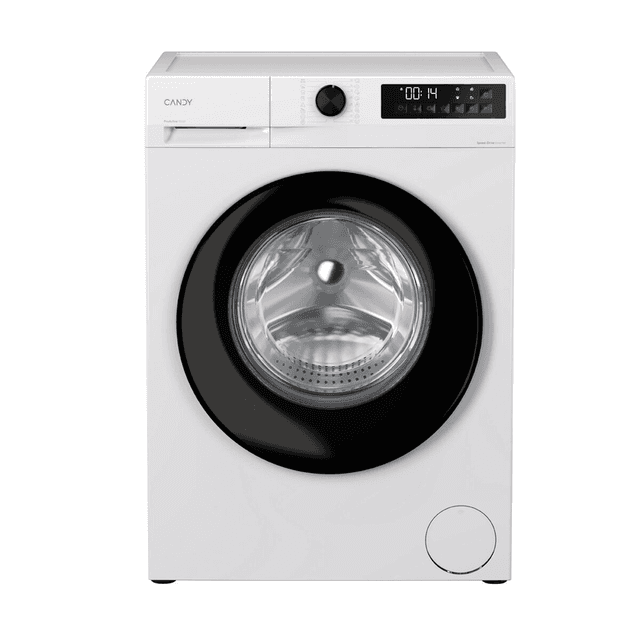 Candy GD 49B8-S vrijstaande wasmachine - 9 kg capaciteit - 1351 tpm centrifugeersnelheid - Energieklasse A - 16 wasprogramma's