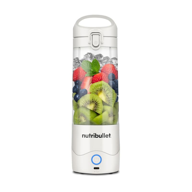 Nutribullet Portable 475 ml personal blender - wit/beige - oplaadbare batterij - USB-C-opladen - 20 minuten gebruiksduur - voor smoothies en shakes — afbeelding 1