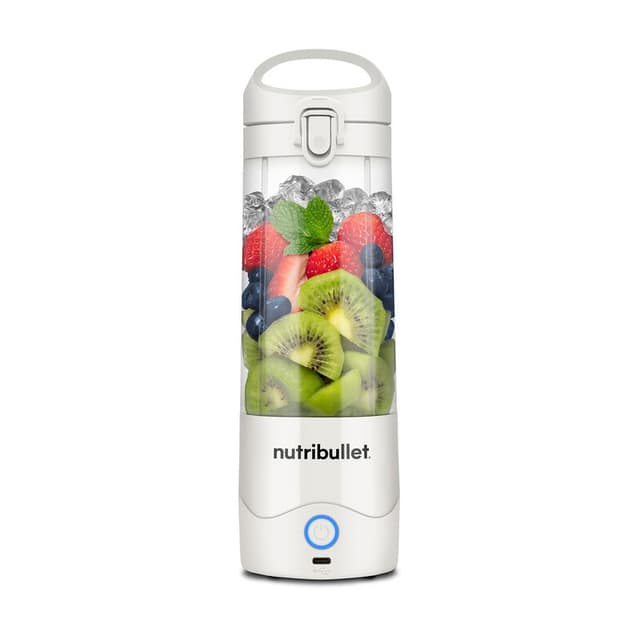 Nutribullet Portable 475 ml personal blender - wit/beige - oplaadbare batterij - USB-C-opladen - 20 minuten gebruiksduur - voor smoothies en shakes
