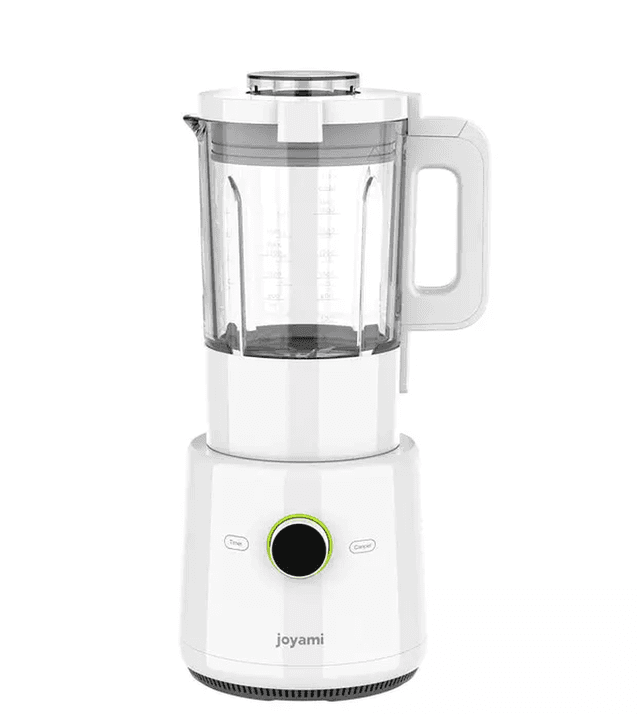 joyami slimme blender met glazen kan van 1,6 l, boordevol functies, appbediening, wifi, warm en koud, zelfreinigend