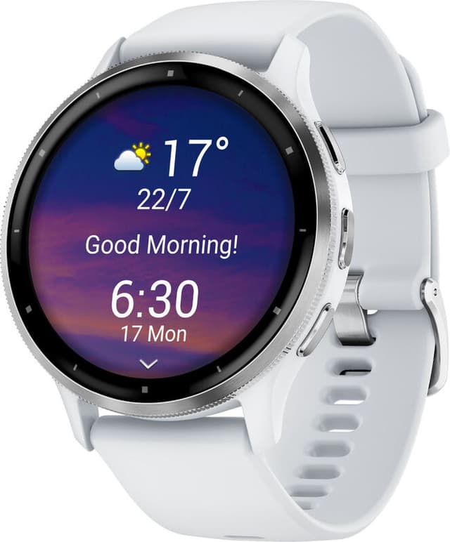 Garmin Venu 3 - smartwatch - 45 mm - Zilver/Wit