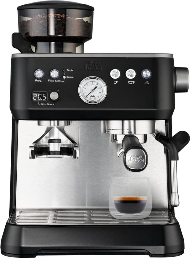Solis Grind & Infuse Perfetta 1019 Zwart | | 7611210980704