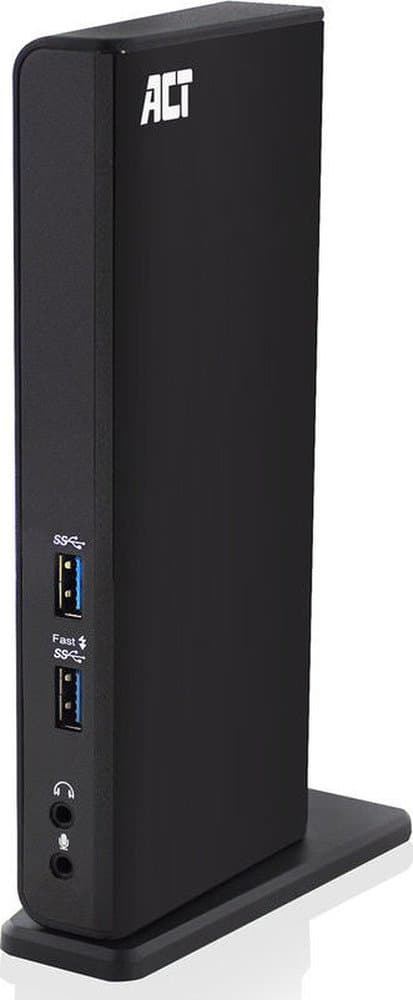ACT USB-C/USB-A Dual Monitor Docking Station AC7049 | | 8716065492279 — afbeelding 1