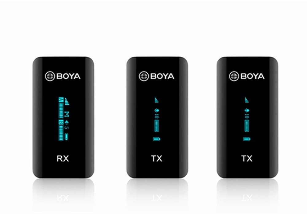 Boya BY-XM6-S2 Wireless Microphone 2.4 Ghz 2x transmitter | | 6971008029215 — afbeelding 1