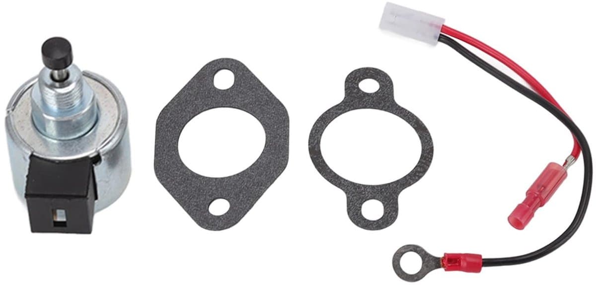 Dailygoods- Carburateur Solenoid Vervanging - Grasmaaier Accessoire - Hoogwaardig Aluminium - Eenvoudig te Installeren - Betrouwbare Onderdelen - Duurzaam Materiaal - Brandstofmagneet — afbeelding 1