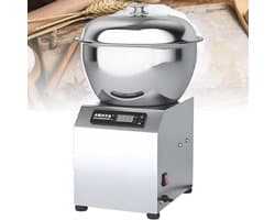 Professionele Deegmenger - Elektrische Deegmaker - Bakken en Mengen - Robuuste Industriële Mixer - 8kg Bloem - Zilver