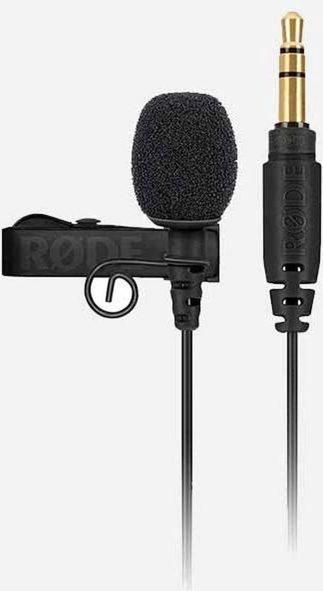 RØDE LAVALIER GO Microfoon - Zwart - Lavaliermicrofoon Met Bevestigingsclip — afbeelding 1