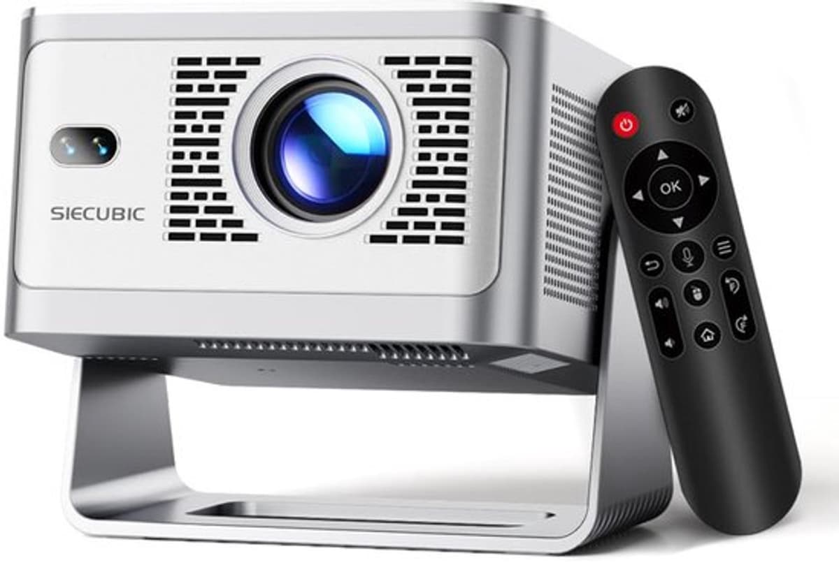 Mini Beamer Native 1080P - 600 ANSI Lumen - LCD - Draagbaar - Thuisbioscoop - Android Projector — afbeelding 1