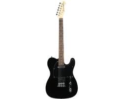Elektrische gitaar - Met gratis lessen - Fazley FTL218 - Zwart