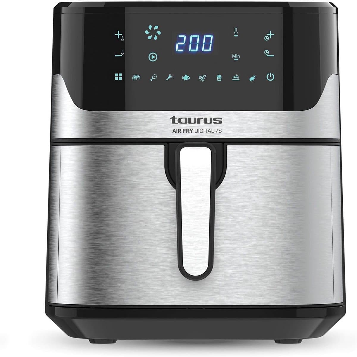 Grote Luchtfriteuse 6.5L met RVS behuizing - 1500W - Gezond Frituren — afbeelding 1