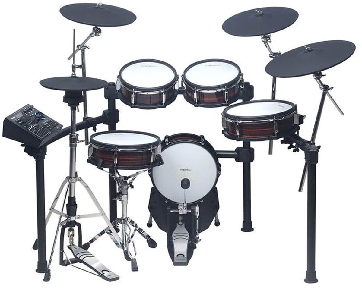 Medeli MZ923 Elektronisch Drumstel met Mesh Heads en Vintage Rosewood Afwerking — afbeelding 1
