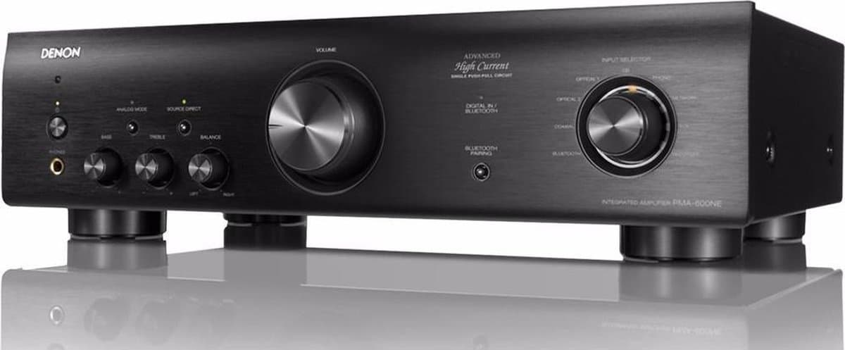 Denon - PMA-600NE - Geintegreerde Versterker met 2x 70W, MM-Phono en Bluetooth-Ondersteuning - Zwart — afbeelding 1