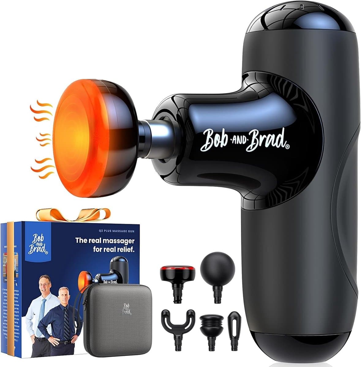 Mini Massagepistool - Draagbaar - Verwarmde Massagekop - Fluisterstil - Voor Atleten en Kantoorwerkers — afbeelding 1