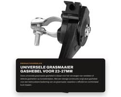 Grasmaaier Gashebel Vervanging - Universele Gashebel - Geschikt voor Borstelsnijder - 23~27mm Stuur - Tuin/Gereedschap - Comfortabele Koopervaring - Gashendel