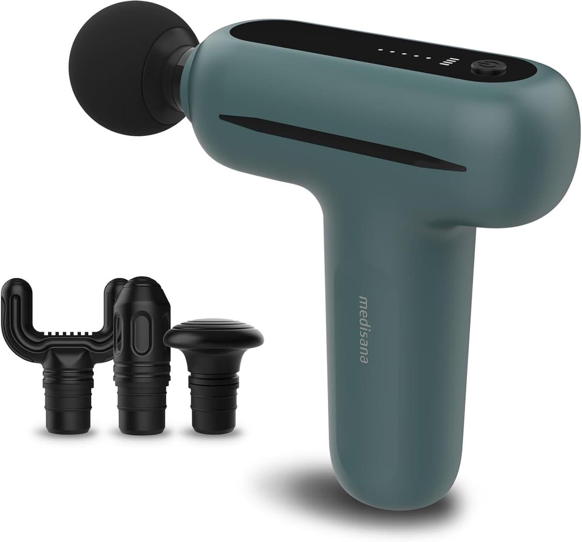 Mini Massagepistool - Spier Stimulator - Spierherstel Na Training - Slimme Modus Automatisch - Compact Lichtgewicht - Zwart — afbeelding 1