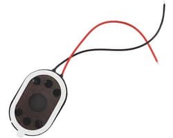 SnelShoppen - 1.5W 8 Ohm Ovalen Speaker voor Dashcam en Parkeersensoren, Compact 20x30x5mm met Heldere Geluidskwaliteit voor DIY Projecten