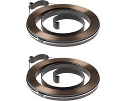 SnelShoppen - 2 Stuks Grasmaaier Terugloop Starter Veer Geschikt voor Brushcutters SRM2301 SRM2310 SRM2400 – Duurzaam Metaal, Eenvoudige Installatie,