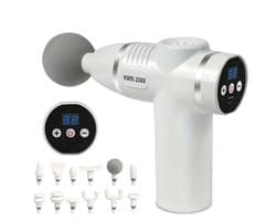 12 massagekoppen mini gezichtspistool oplaadbare nekmembraan spiermassager massagepistool nieuw product