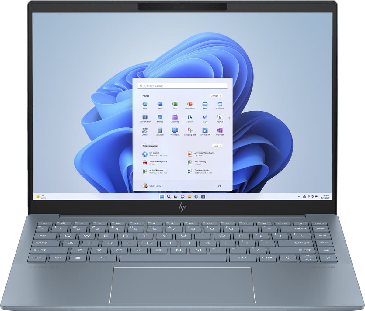 HP Pavilion Plus 14-ew1060nd (B0UF2EA) 14'' laptop — afbeelding 1