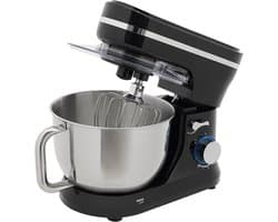 Keukenmachine - Elektrische mixer - Bakken en koken - 1000W Kracht 8+1 Versnellingen - 45 Liter Kom - Zwart