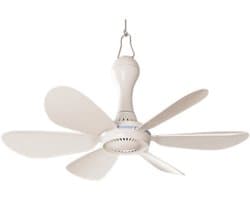 longziming -Mini Plafondventilator - Plafondventilator - persoonlijke Mini - USB-Aansluiting - Traploze Windsterkte - 42 CM - Aan/Uit-Schakelaar -instellingen - PP - Compact En Energiezuinig - 1 Stuk