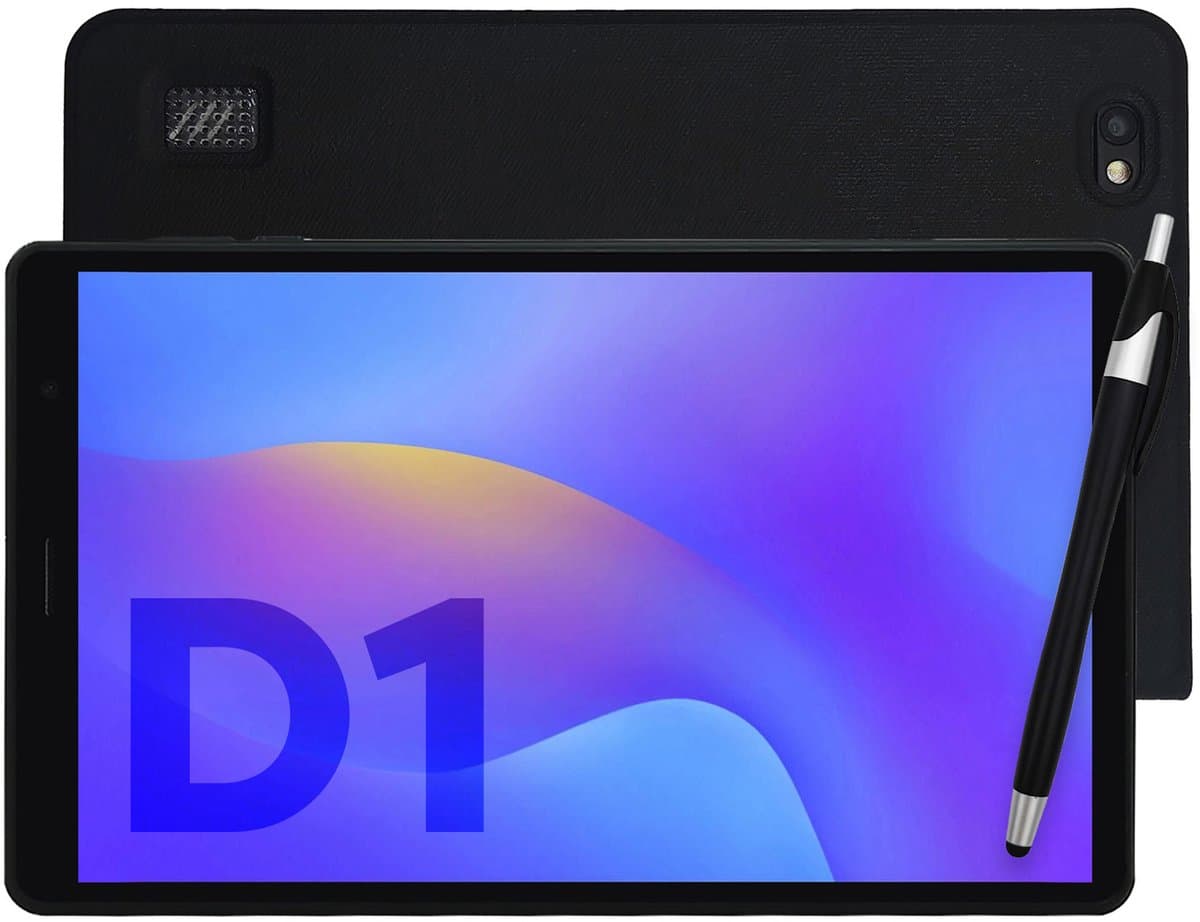SwayTosh Tab D1 – Tablet – 4+3GB RAM – 64+64GB Opslag – 4G – WiFi – Octa Core Processor – 8 inch – Hoes + Screenprotectors inbegrepen — afbeelding 1