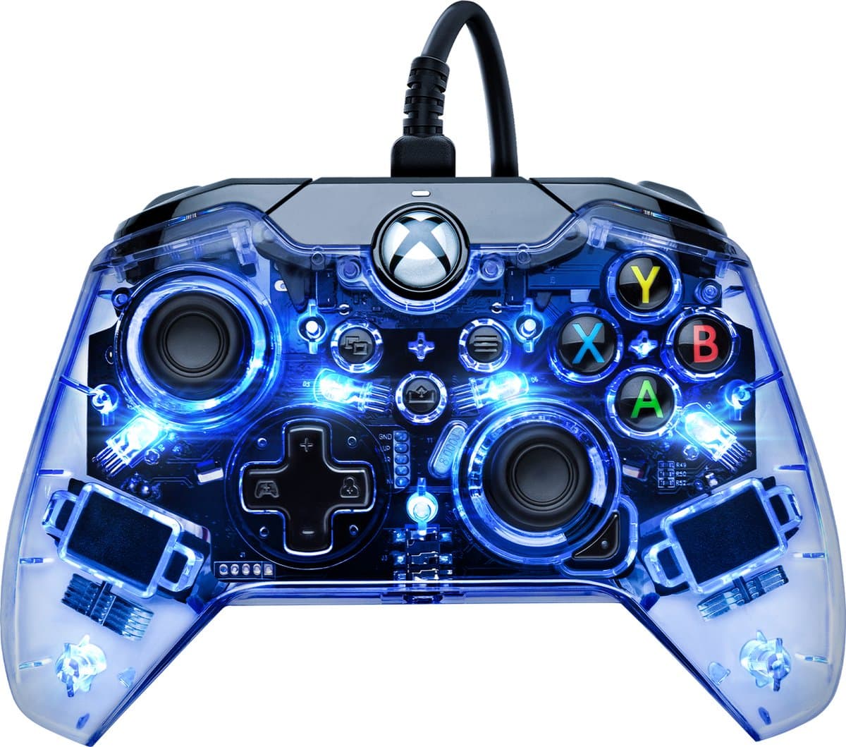 PDP Afterglow - Xbox Controller - Transparant met Ledverlichting - Xbox Series X|S & Xbox One — afbeelding 1