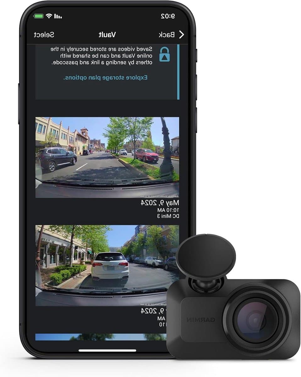 Compacte Dashcam - Auto Camera - Veilige Rit - Ingebouwde Polarisator - 1080p HD - Zwart — afbeelding 1