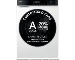 Haier HW70-BP14357TU-S – Wasmachine – 7 kg – Energieklasse A – Extra stil (69 dB) – Stoomfunctie – Inverter motor – Wi-Fi + Bluetooth (hOn) – 16 programma’s – Getest om 20 jaar mee te gaan – 10 jaar garantie op onderdelen