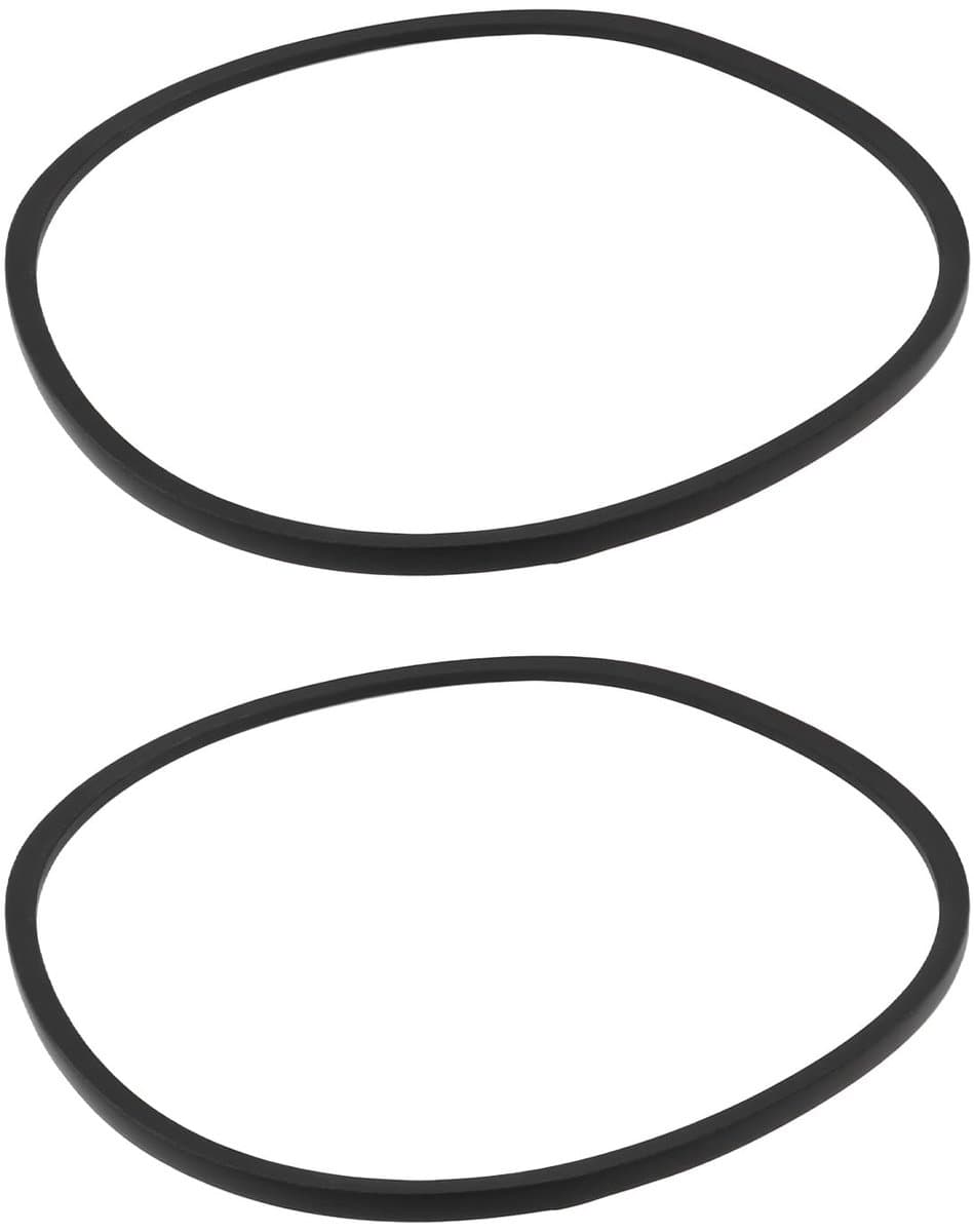 Dailygoods- Grasmaaier V-riem 2 stuks - Compatibel met SABO 52-151 H mA - Rubber met polyester - Bovenbreedte 9,5 mm - Binnenlengte 900 mm - Duurzaam en flexibel - V-snaar — afbeelding 1