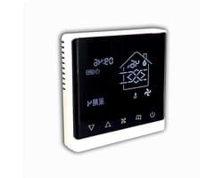 Slimme Thermostaat - Temperatuurregelaar Vochtigheid - Klimaatbeheersing Huis - Wifi Bediening Op Afstand - 86x86x13 mm - Wit