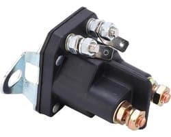 Startrelais Grasmaaier - Motoronderdeel - Tractor Onderhoud - Directe Vervanging - 12V - Zwart