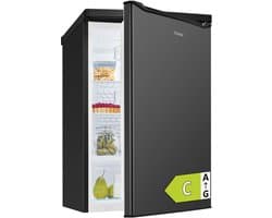 Koelkast zonder vriesvak - Kleine koelkast - Keuken opslag - Stille werking 35 dB - 85 cm hoog - Zwart