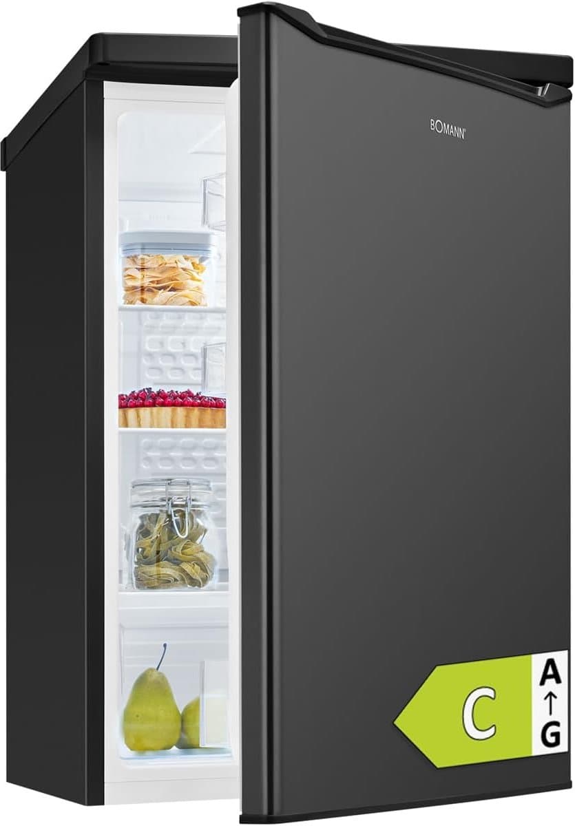 Koelkast zonder vriesvak - Kleine koelkast - Keuken opslag - Stille werking 35 dB - 85 cm hoog - Zwart — afbeelding 1