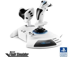 Thrustmaster T.Flight Hotas 5 Microsoft Flight Simulator Edition - Officieel Gelicentieerde Microsoft Flight Simulator - Flightstick en Throttle - Simulatiecontroller voor PS5, PS4, PC