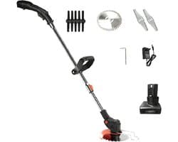 Elektrische Grasmaaier - Grastrimmer Wiedehopf - Gazon Onderhoud - 360 Graden Maaien - 32 cm maaibreedte - One Color
