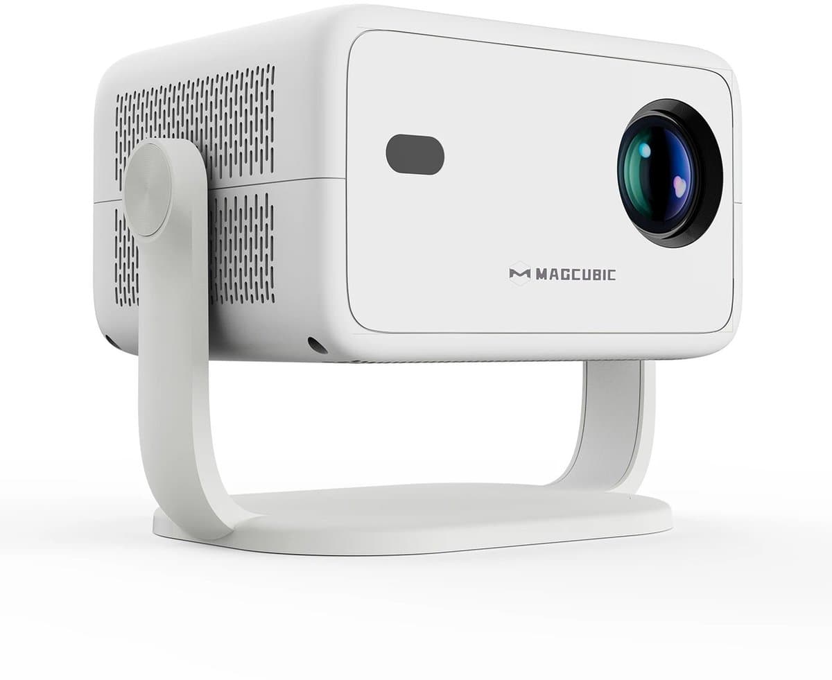 VIEMAE Beamer - Projector - Full HD - Wifi - Bluetooth - 650 ANSI - Android - 360° draaibare projectie - Ingebouwde HI-Fl - Wit — afbeelding 1
