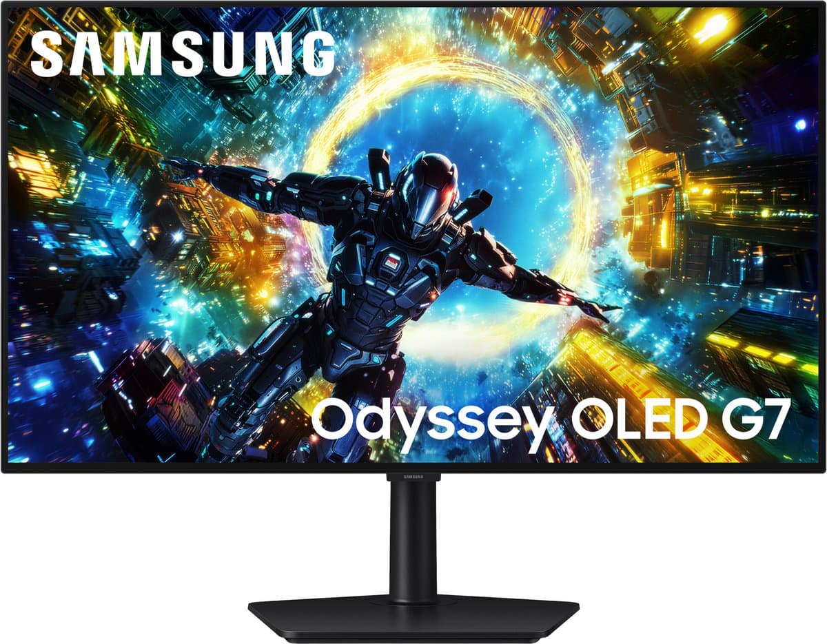 Samsung Odyssey G7 LS32HG732SUXEN - 32 inch 4K Dual Mode OLED Gaming Monitor - 4K 165hz - FHD 330hz - HDMI 2.1 — afbeelding 1