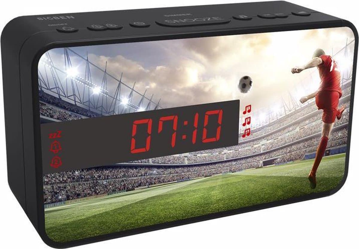 Bigben Kinderwekker met geluidseffecten - Voetbal — afbeelding 1
