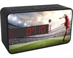 Wekker met geluidseffecten en drie verschillende frontjes - Voetbal