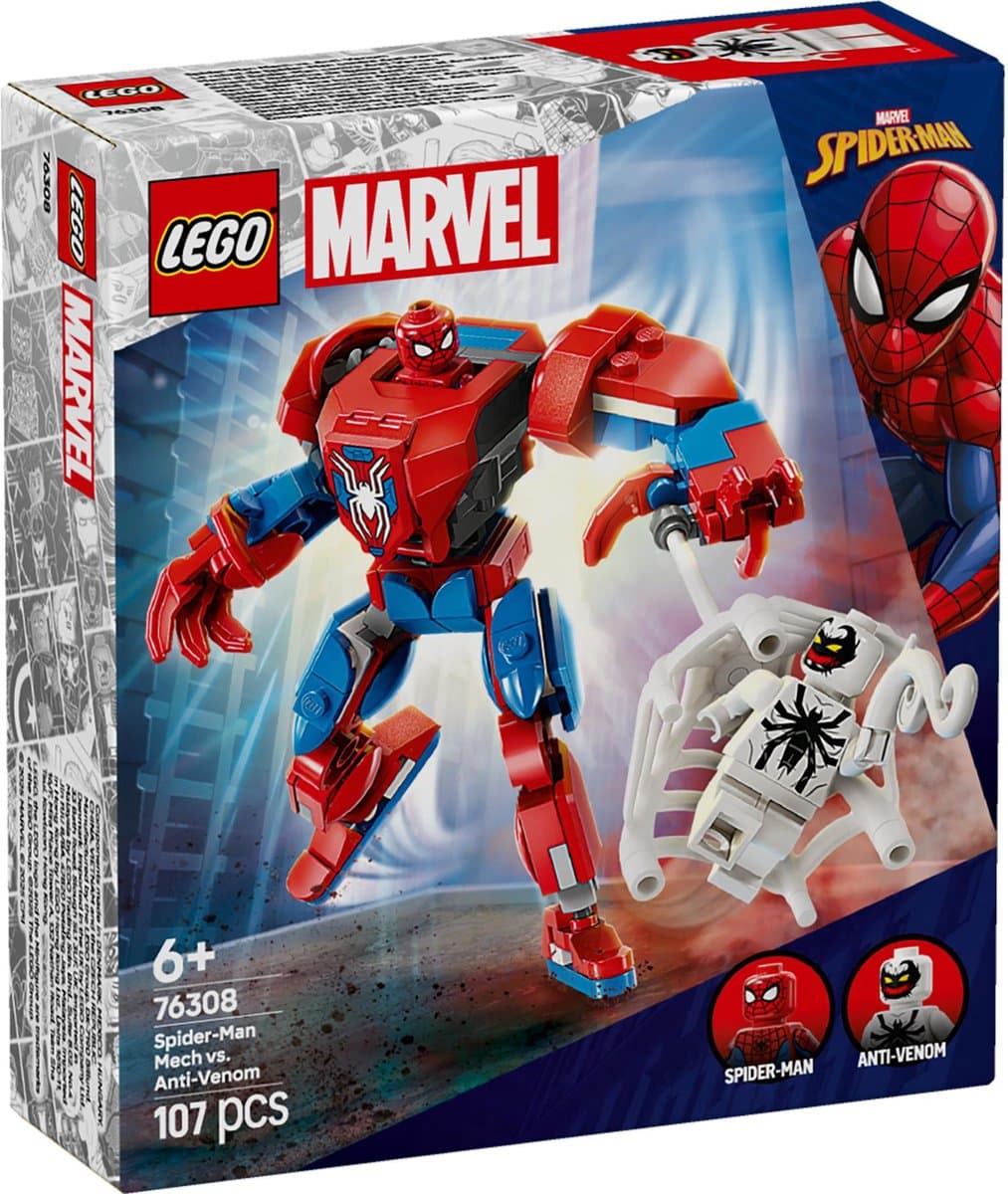 LEGO Marvel Super Heroes - Spider-Man mecha vs. Anti-Venom Constructiespeelgoed — afbeelding 1