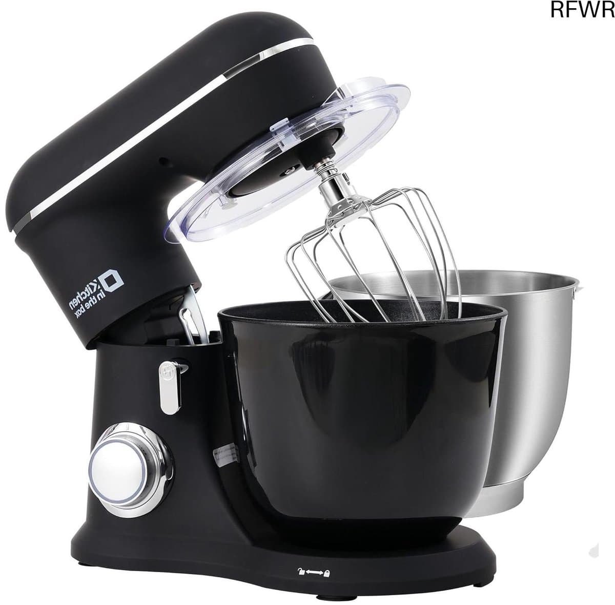 RFWR® Keukenmixer 1,5 liter met 10 snelheden en 2 mengkommen – Ergonomisch ontwerp voor dagelijks gebruik — afbeelding 1